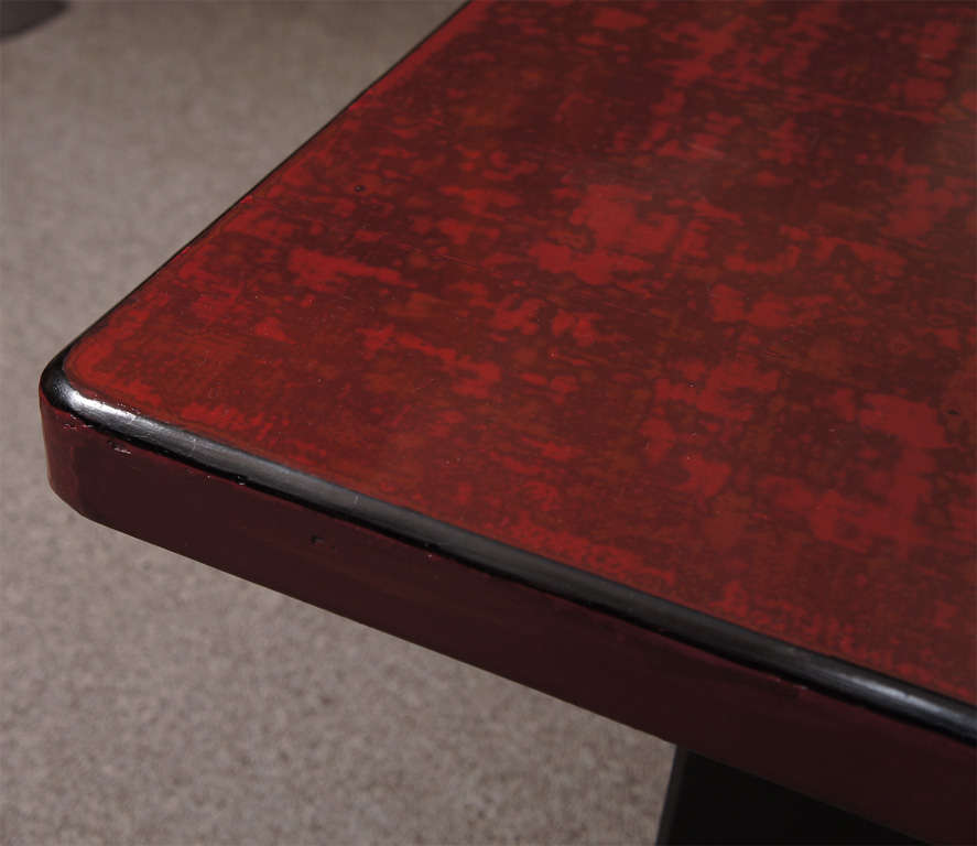 Mid-20th Century Negoro Lacquer Coffee Table