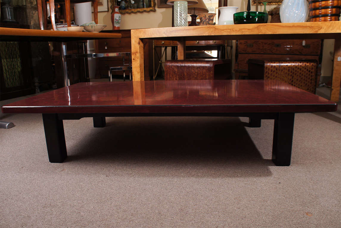 Negoro Lacquer Coffee Table At 1stdibs