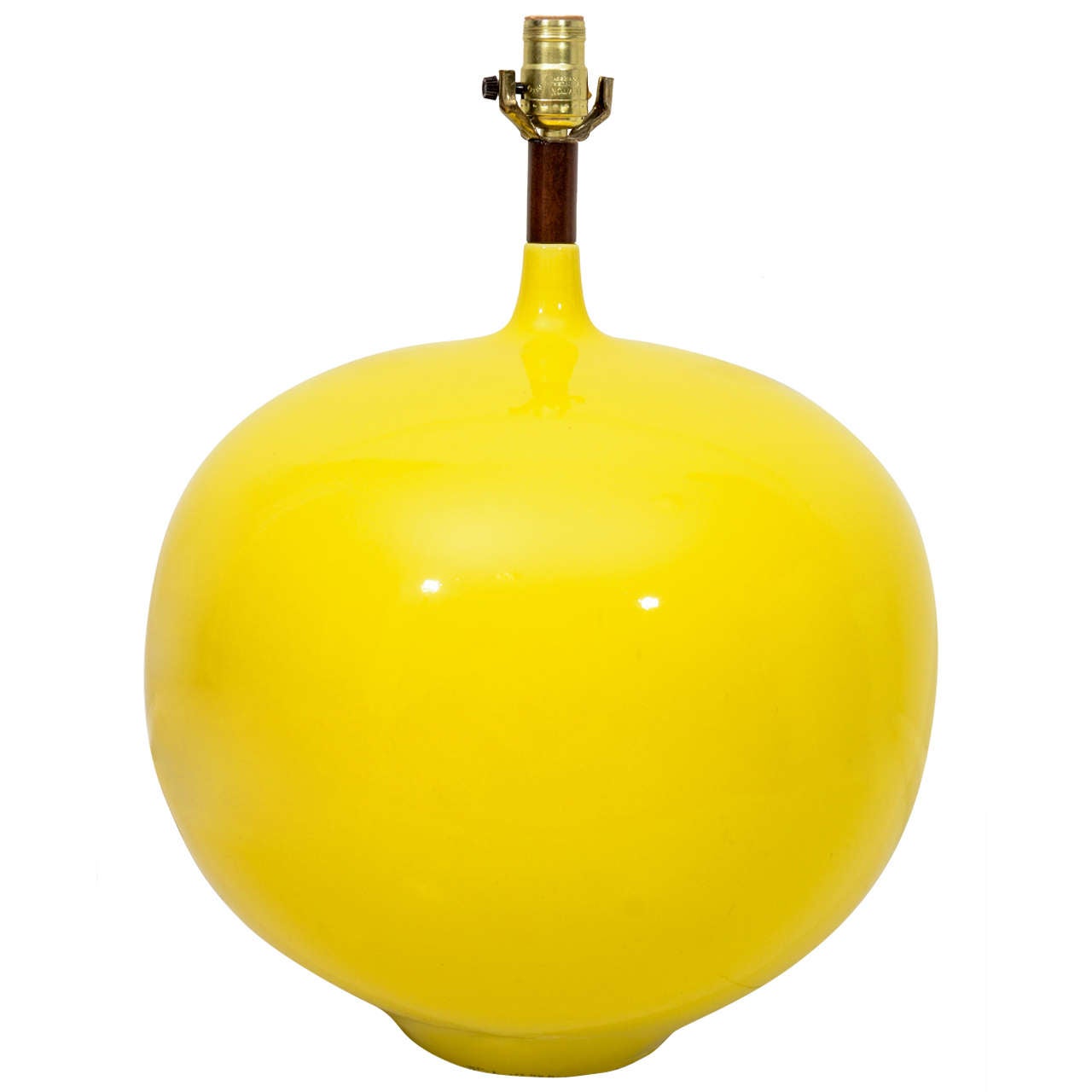 Mod Yellow Lamp For Sale