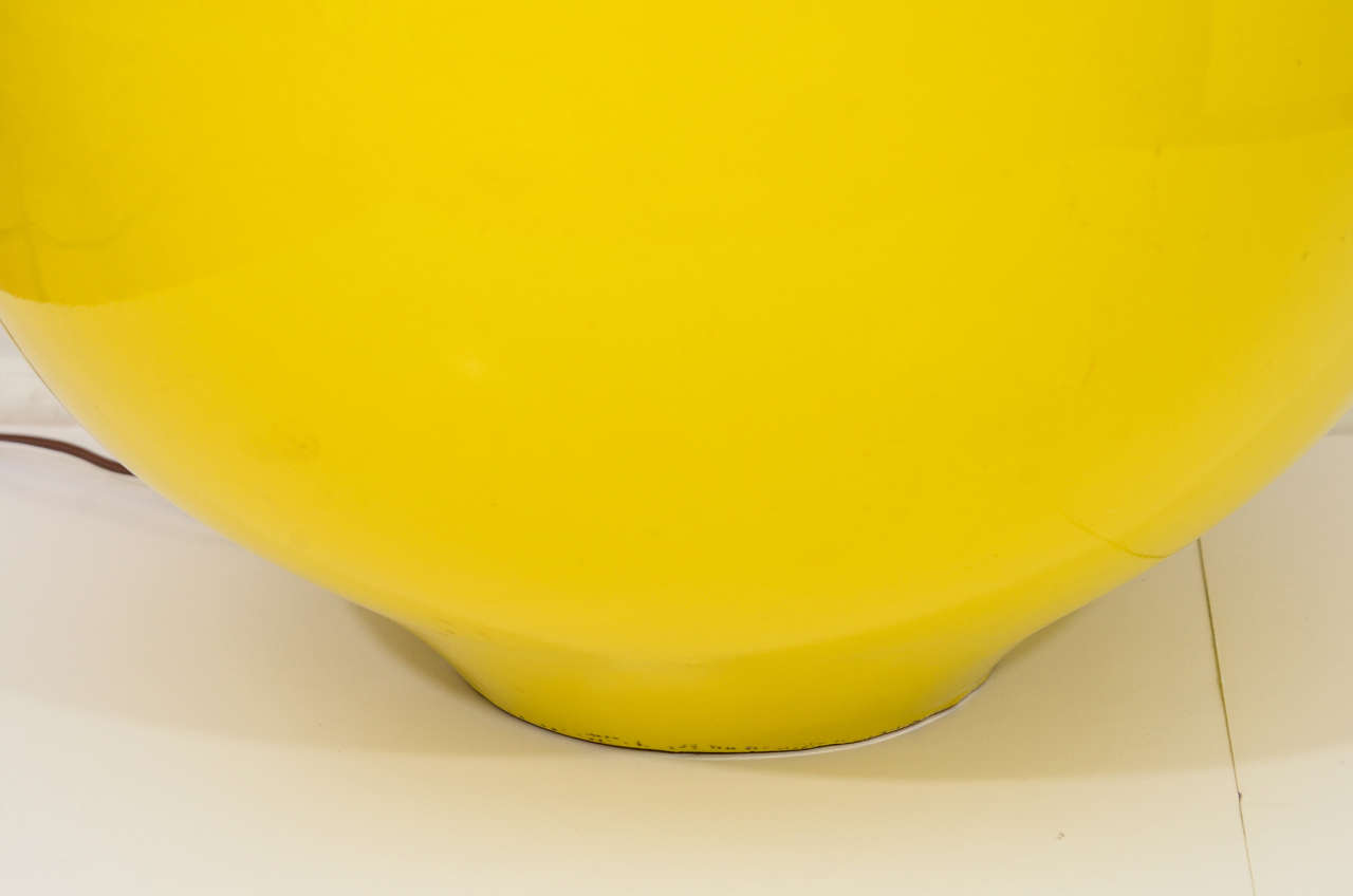 American Mod Yellow Lamp For Sale