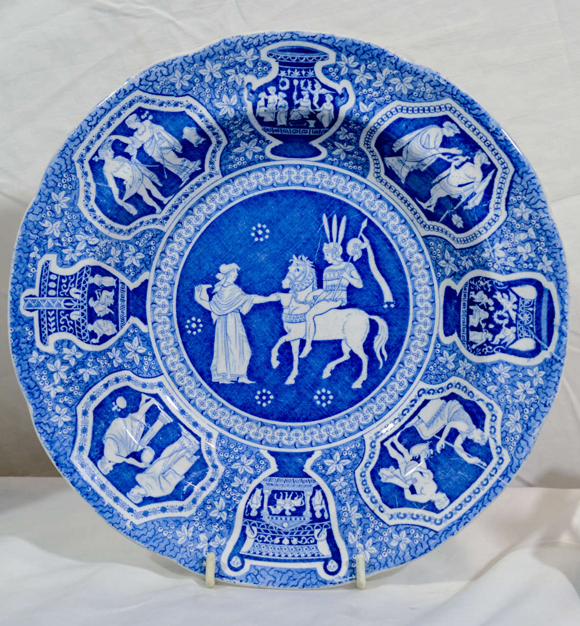 British Dinner Service Set of Dishes in the Spode Greek Pattern