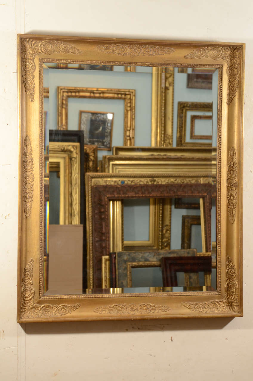 19th century French Empire Neoclassical Picture Frame