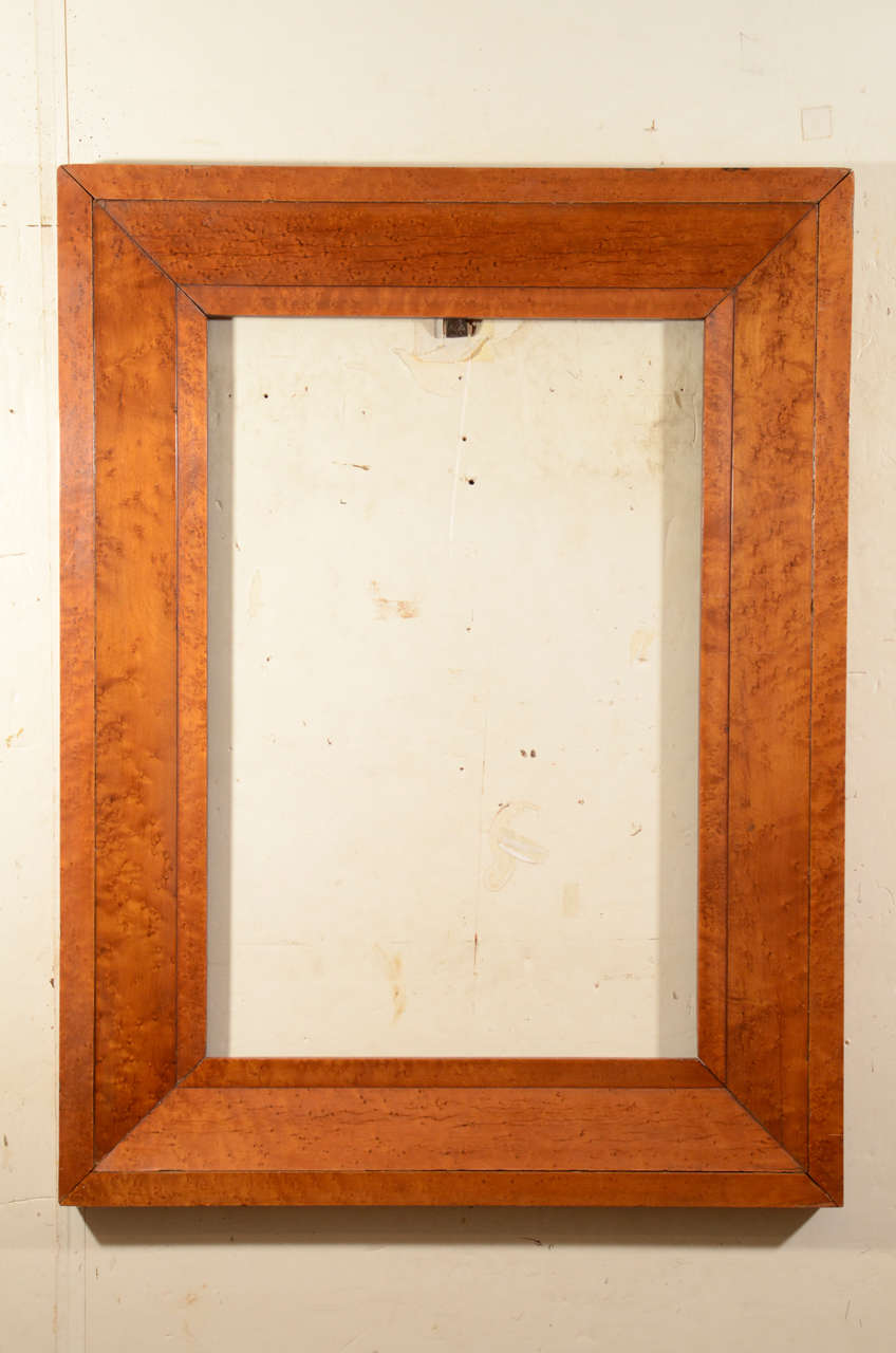 Very Rare Classical Period Bird's Eye Maple Frame