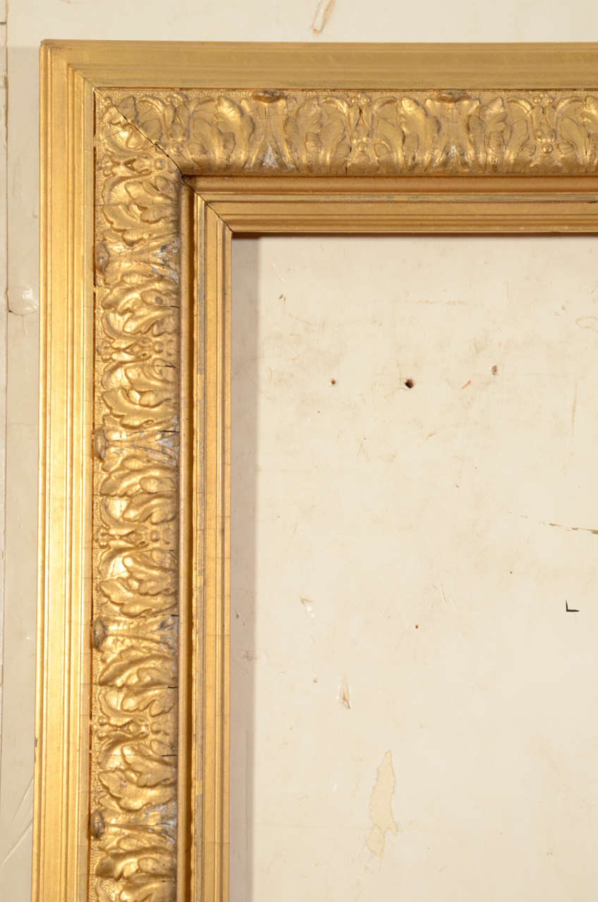 American Late 19th Century Beaux-Arts Gilt Picture Frame