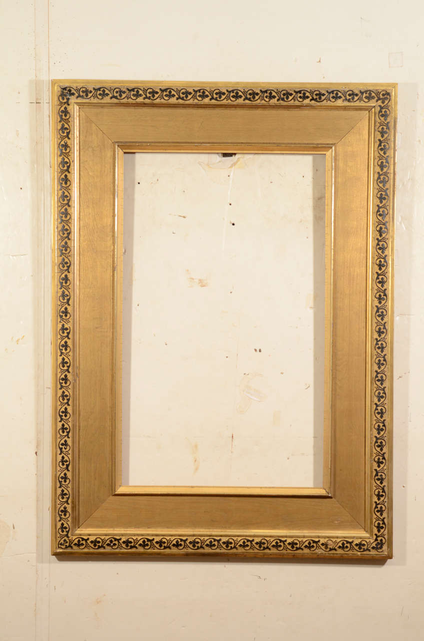 Aesthetic Movement Gilded Oak Cassetta Picture Frame