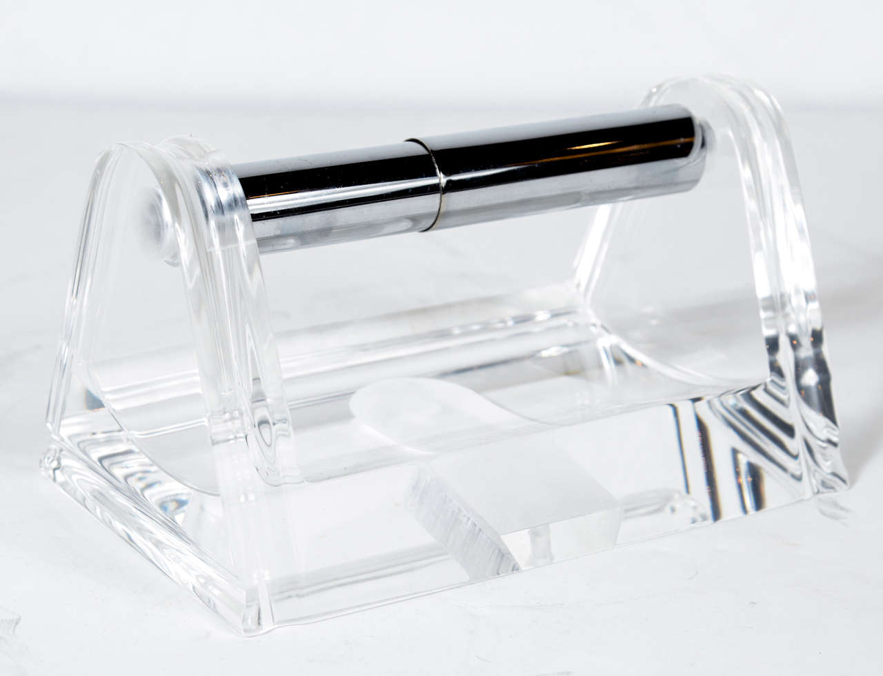 Vintage Out-Of-The-Box Lucite Bathroom Paper Dispenser