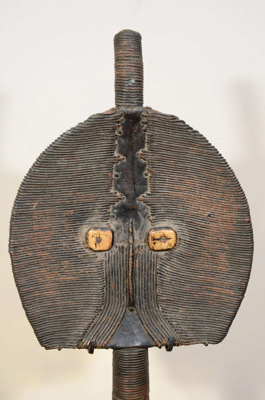 Folk Art Sculptural Element From A Reliquary Ensemble By The Kota People, Mahongwe Group