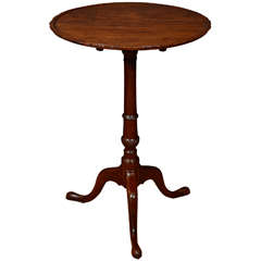 A George III Mahogany Tripod Table A George III Mahogany Tripod Table