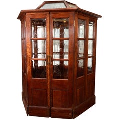 19th Century Oak Booth from London's Crystal Palace, 1851