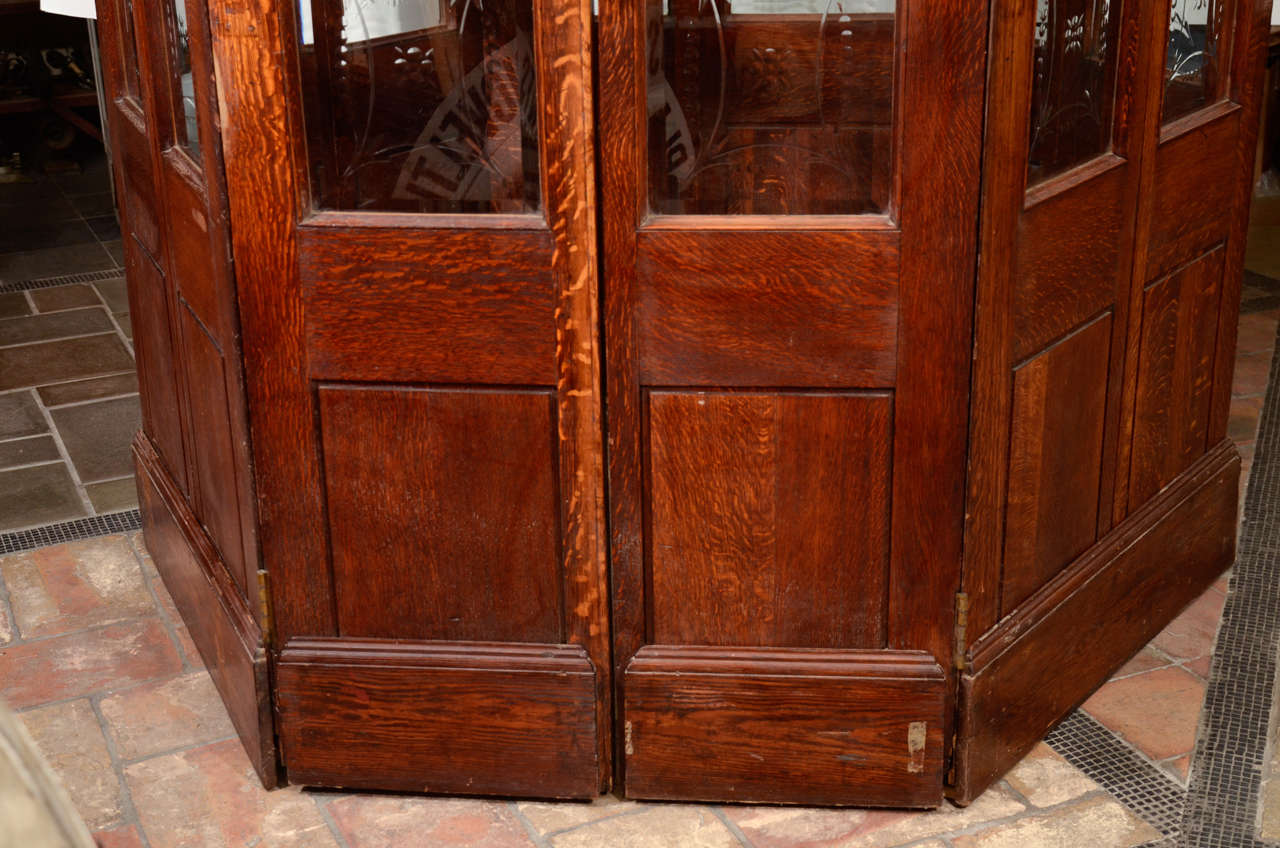 English 19th Century Oak Booth from London's Crystal Palace, 1851