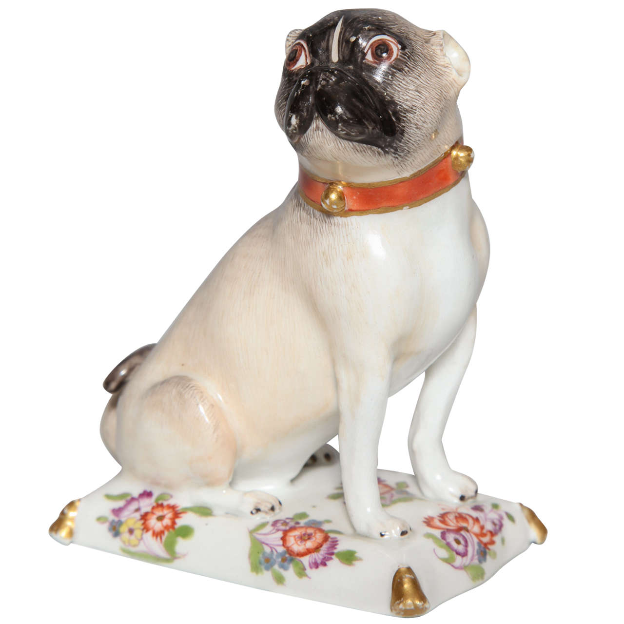 Meissen Porcelain Pug Dog by J.J. Kandler, circa 1750