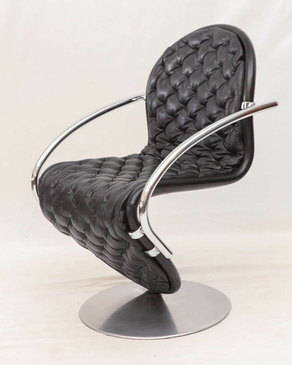 Danish Pair of Verner Panton System 1-2-3 Chairs