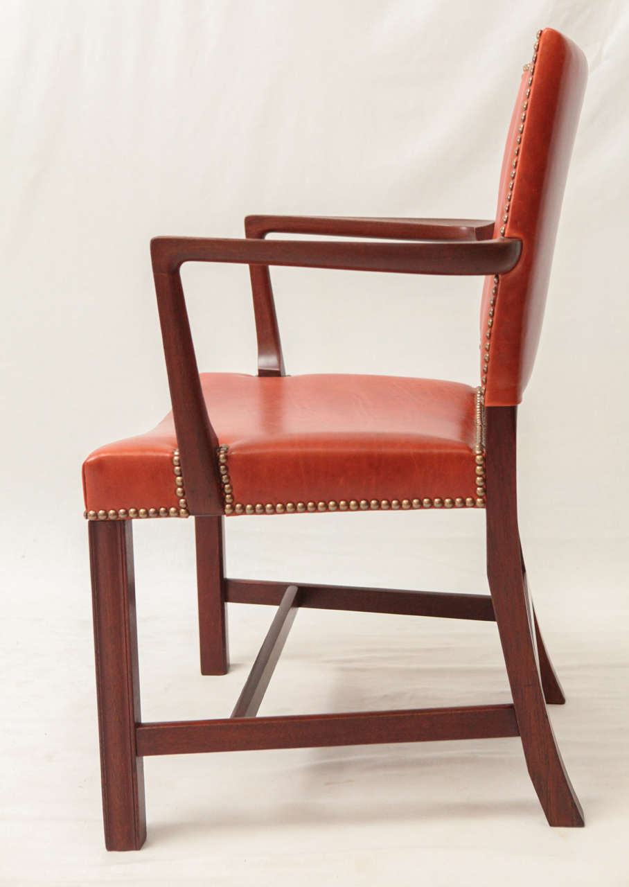 Mahogany Pair of Kaare Klint Armchairs