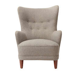 Large Swedish Carl Malmsten "Style" Lounge Chair