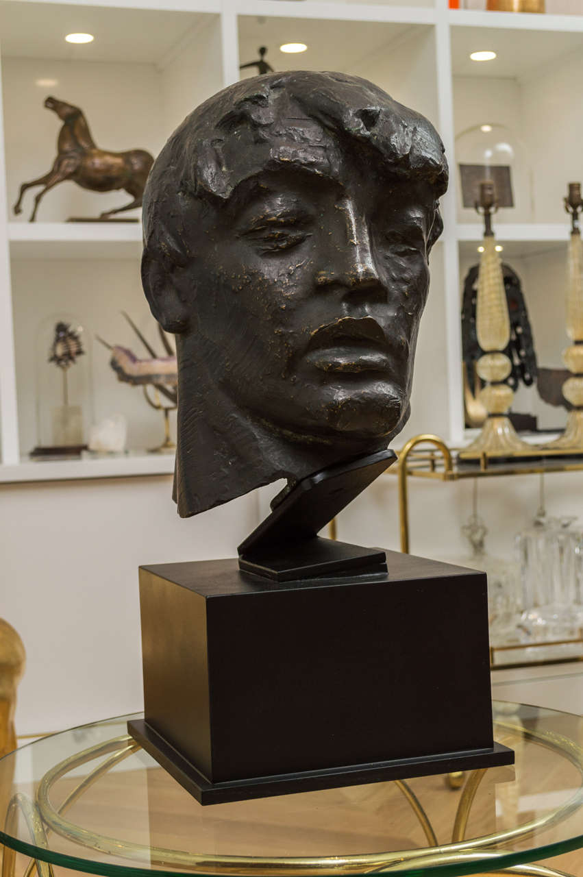Marijan Kockovic  Bronze Male Bust