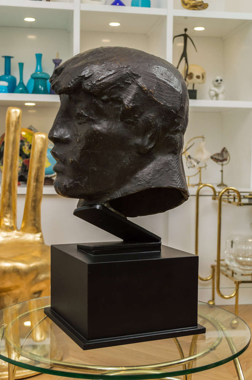 Marijan Kockovic  Bronze Male Bust For Sale 1