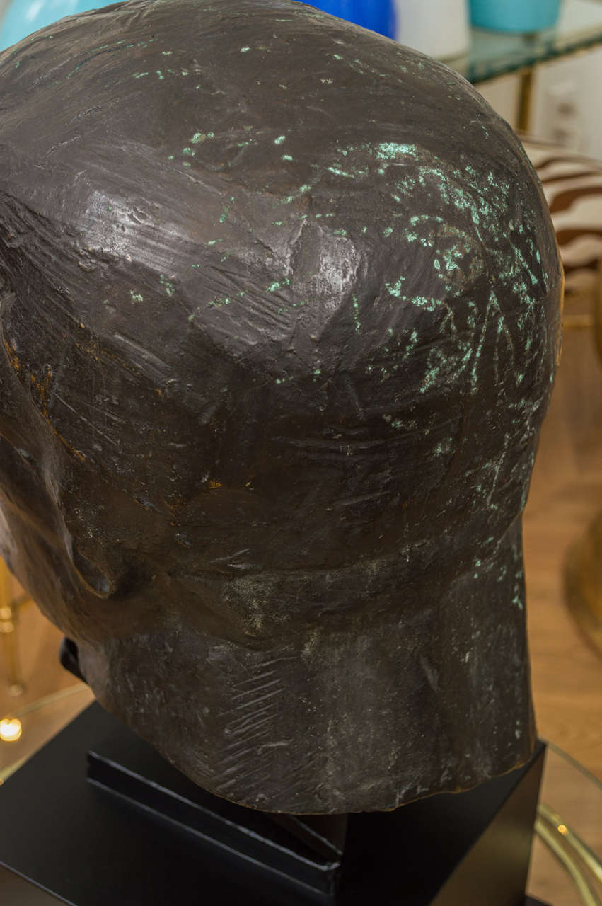 Marijan Kockovic  Bronze Male Bust For Sale 2