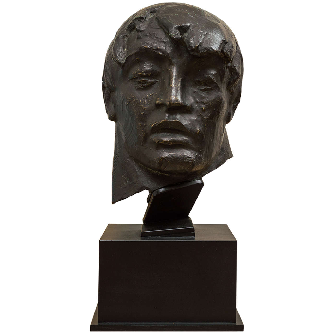 Marijan Kockovic  Bronze Male Bust For Sale