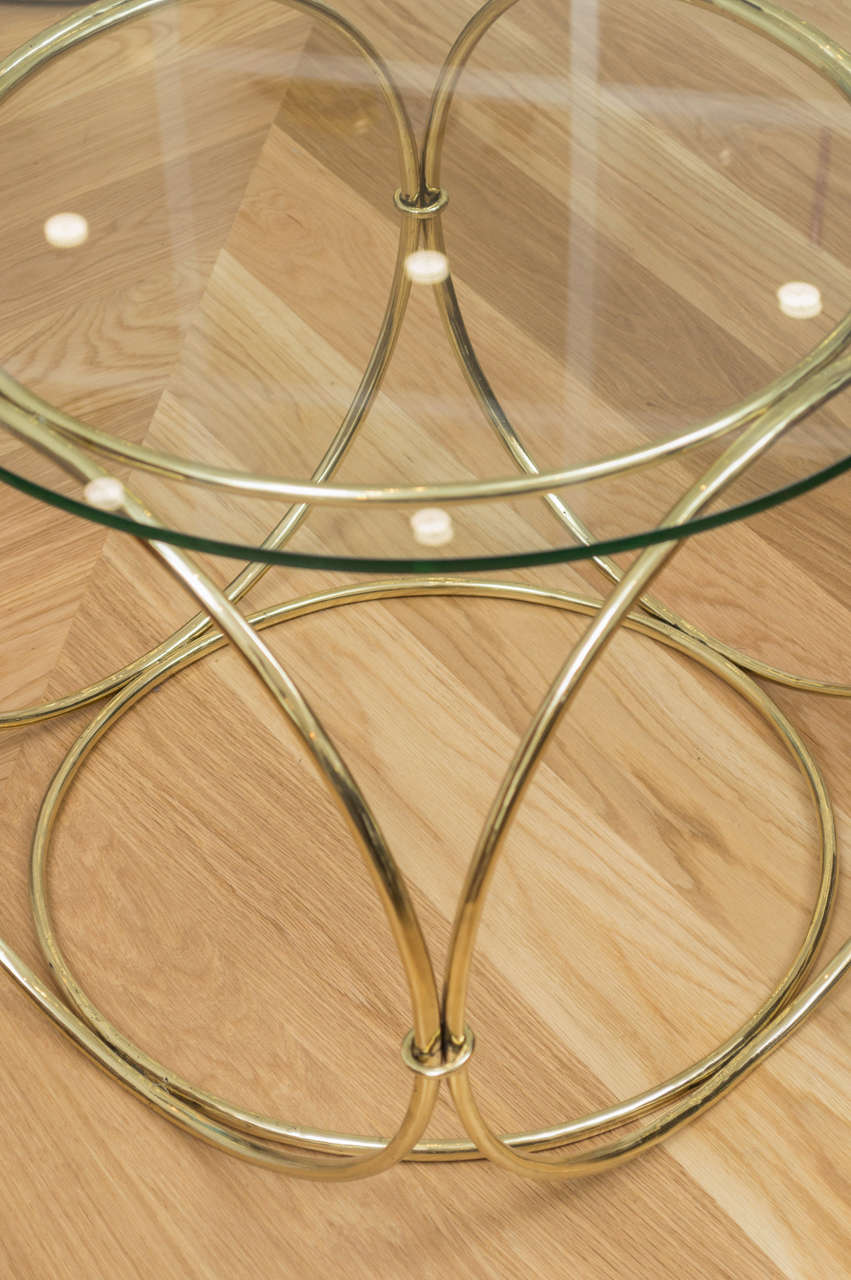 Italian Brass Occasional Table In Good Condition For Sale In San Francisco, CA