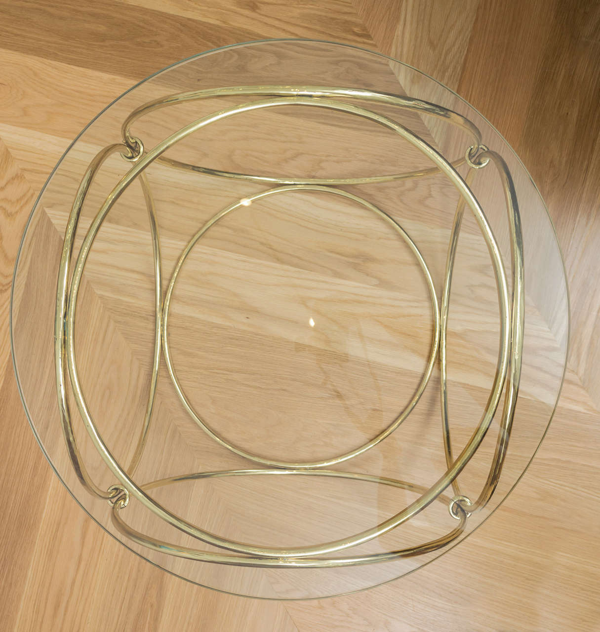 Italian Brass Occasional Table For Sale 1