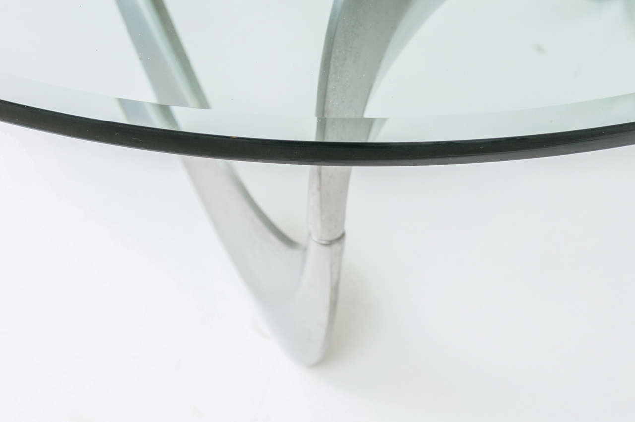 Aluminum Sculptural Knut Hesterberg  Propeller Table