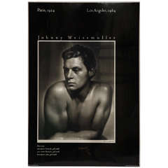 George Hurrell Poster of Johnny Weissmuller