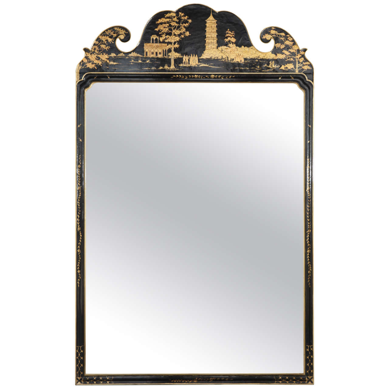 Wonderful Chinoiserie Mirror