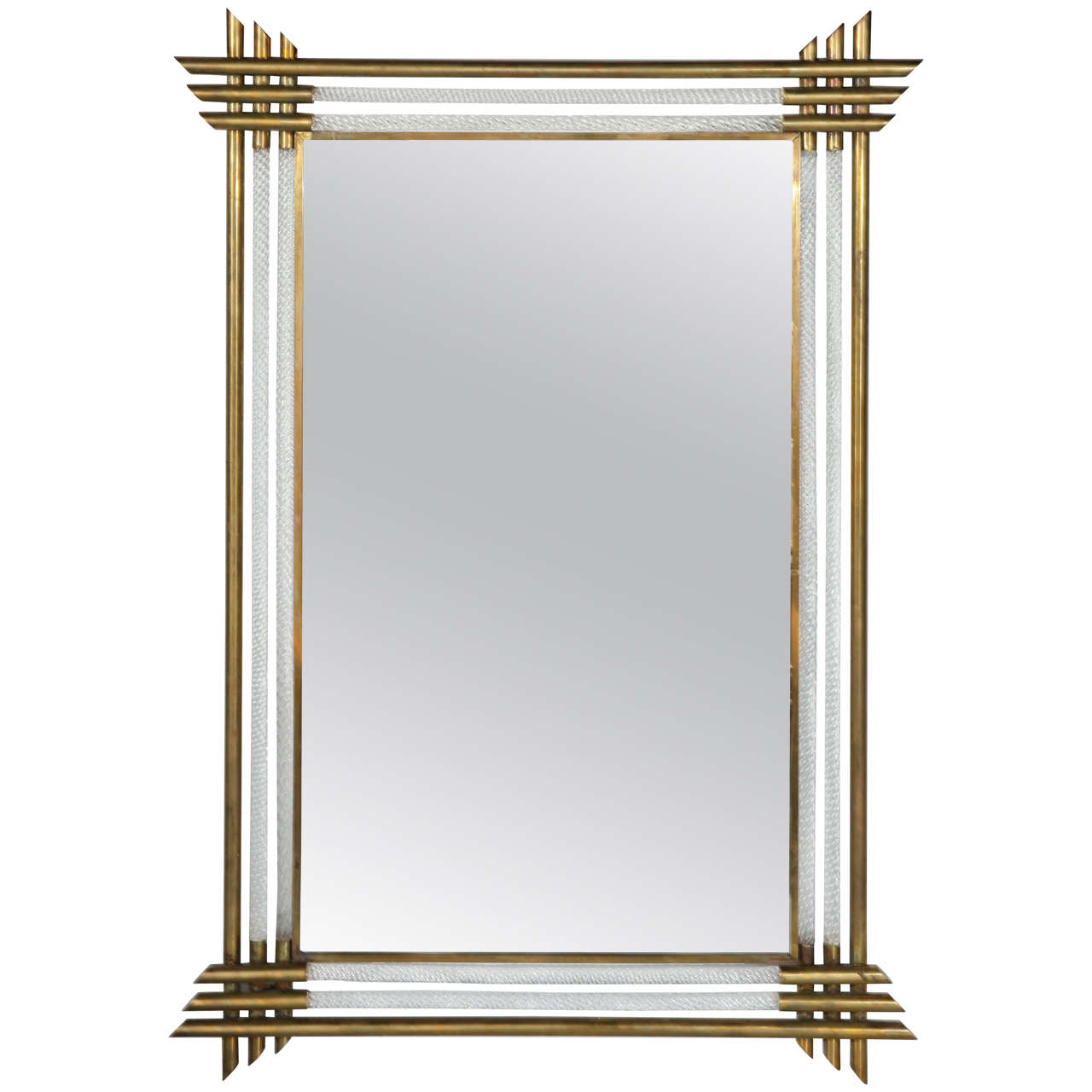 Elegant Vintage Murano Mirror by Barovier