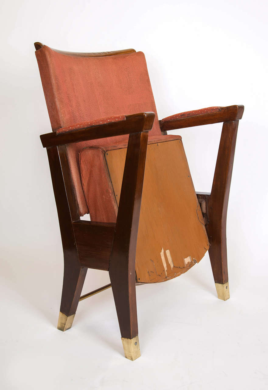 1950's Gio Ponti Theater Armchair In Good Condition In London, GB