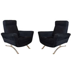 1950
s Italian Pair Of Armchairs