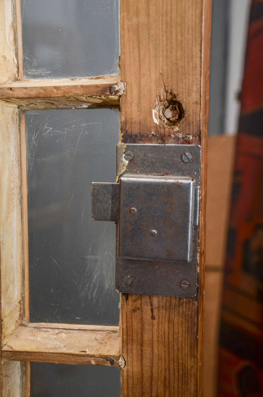 20th Century English Scrubbed Pine Cabinet