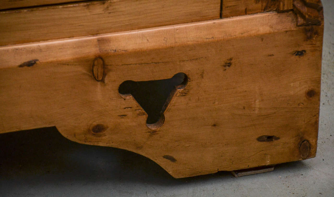 English Scrubbed Pine Cabinet 3