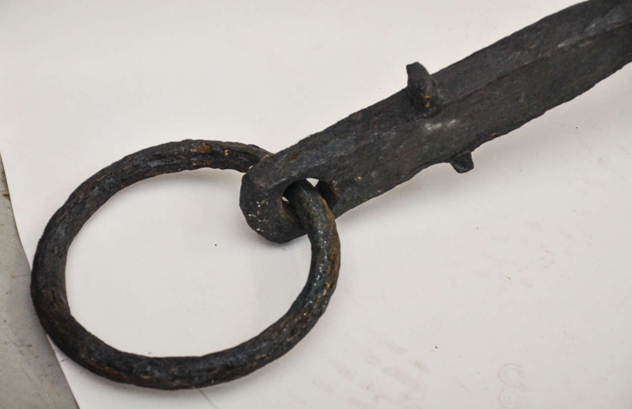 Large Scale Cast Iron Yacht Anchor In Excellent Condition In New York City, NY