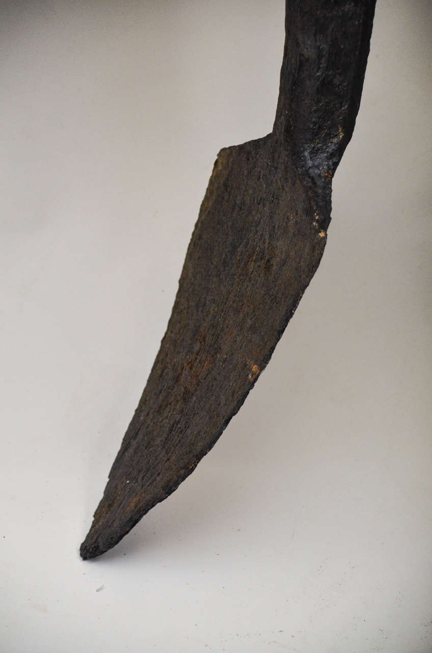 19th Century Large Scale Cast Iron Yacht Anchor