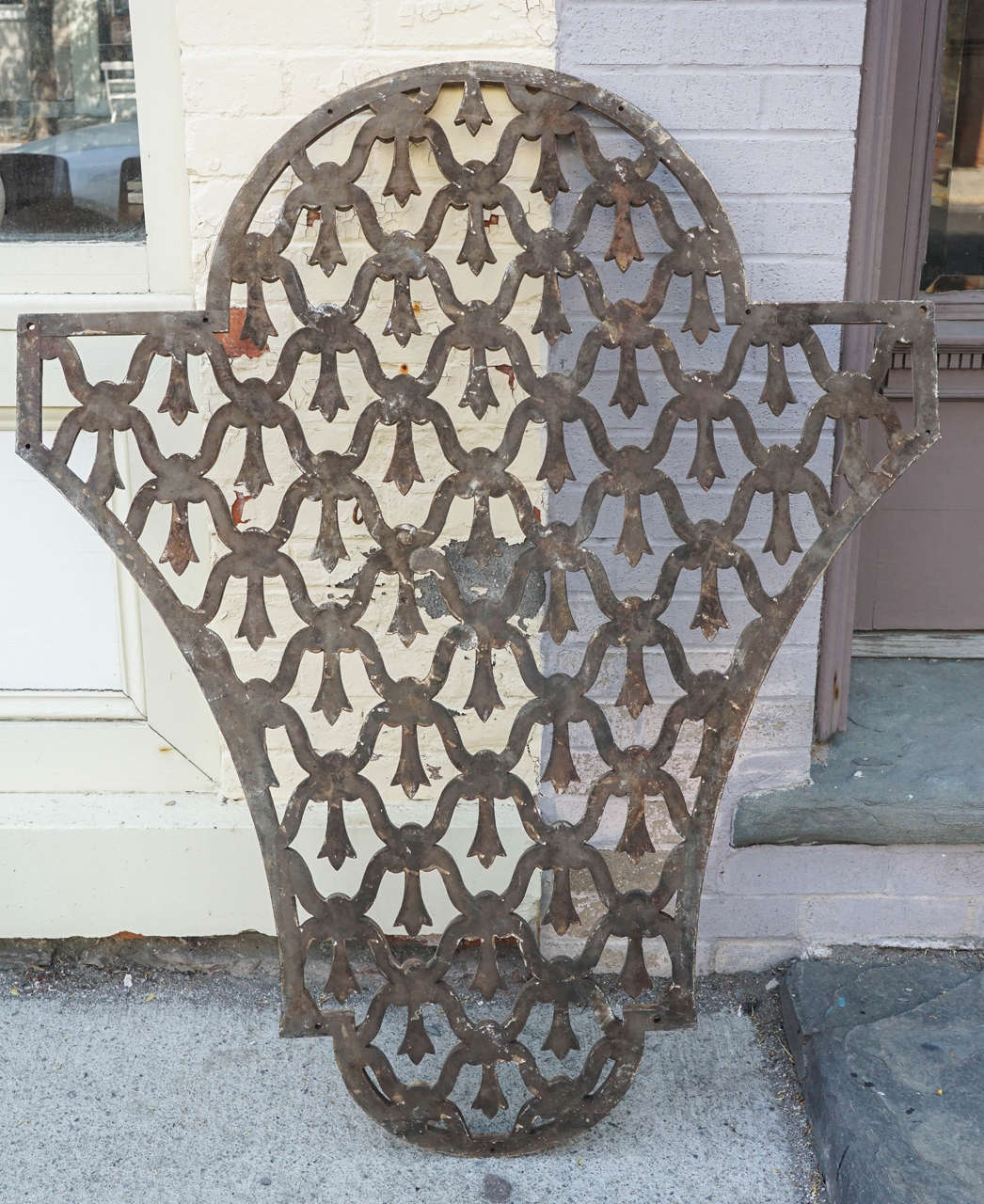 Cast Iron Panel from the Historic Macalpin Hotel in NYC, circa 1910 For Sale 3