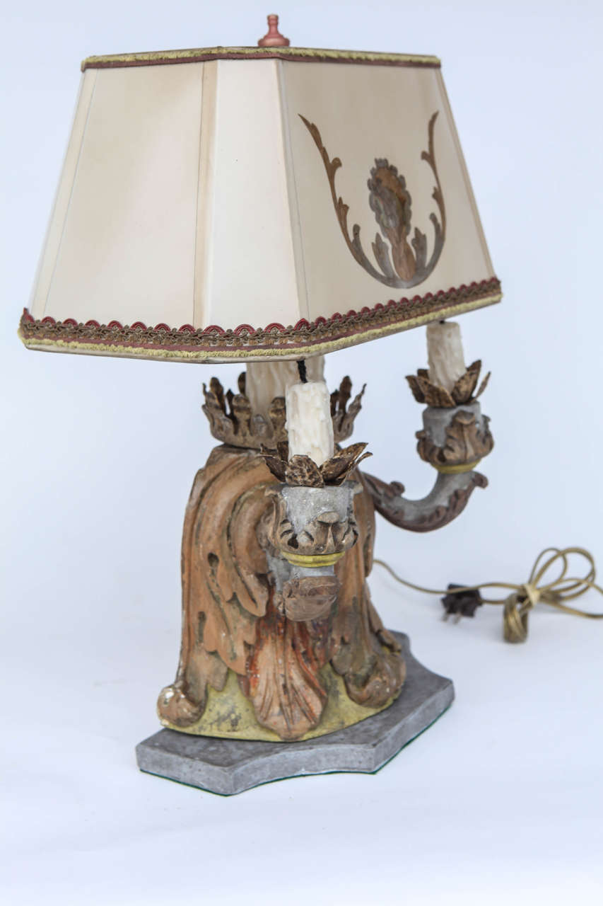 Paar italienische Fragment-Lampen aus dem 19. Jahrhundert im Angebot 1