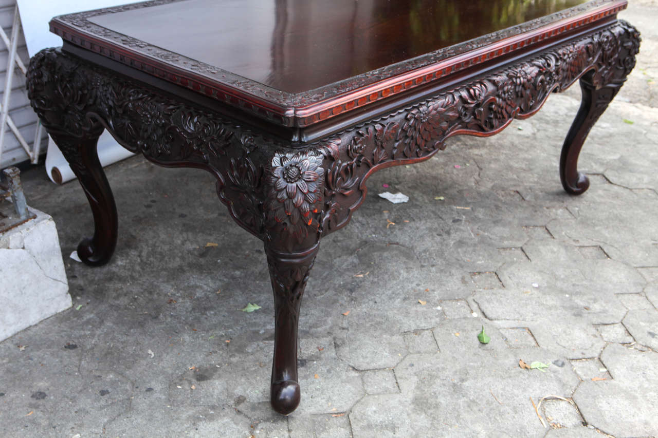 19th Century Chinese Center Table In Good Condition For Sale In Los Angeles, CA