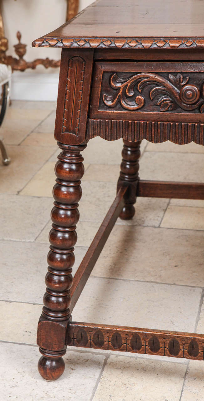 library table with drawers