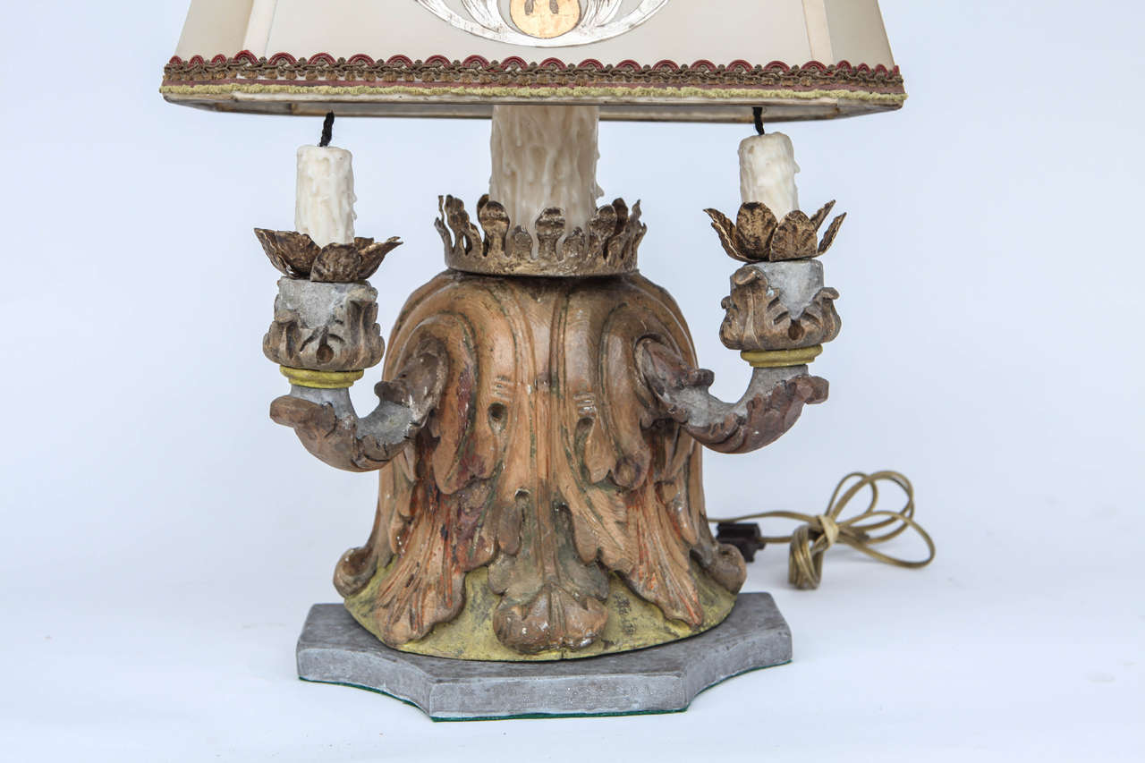 Pair of 19th Century Italian Fragment Lamps For Sale at 1stDibs