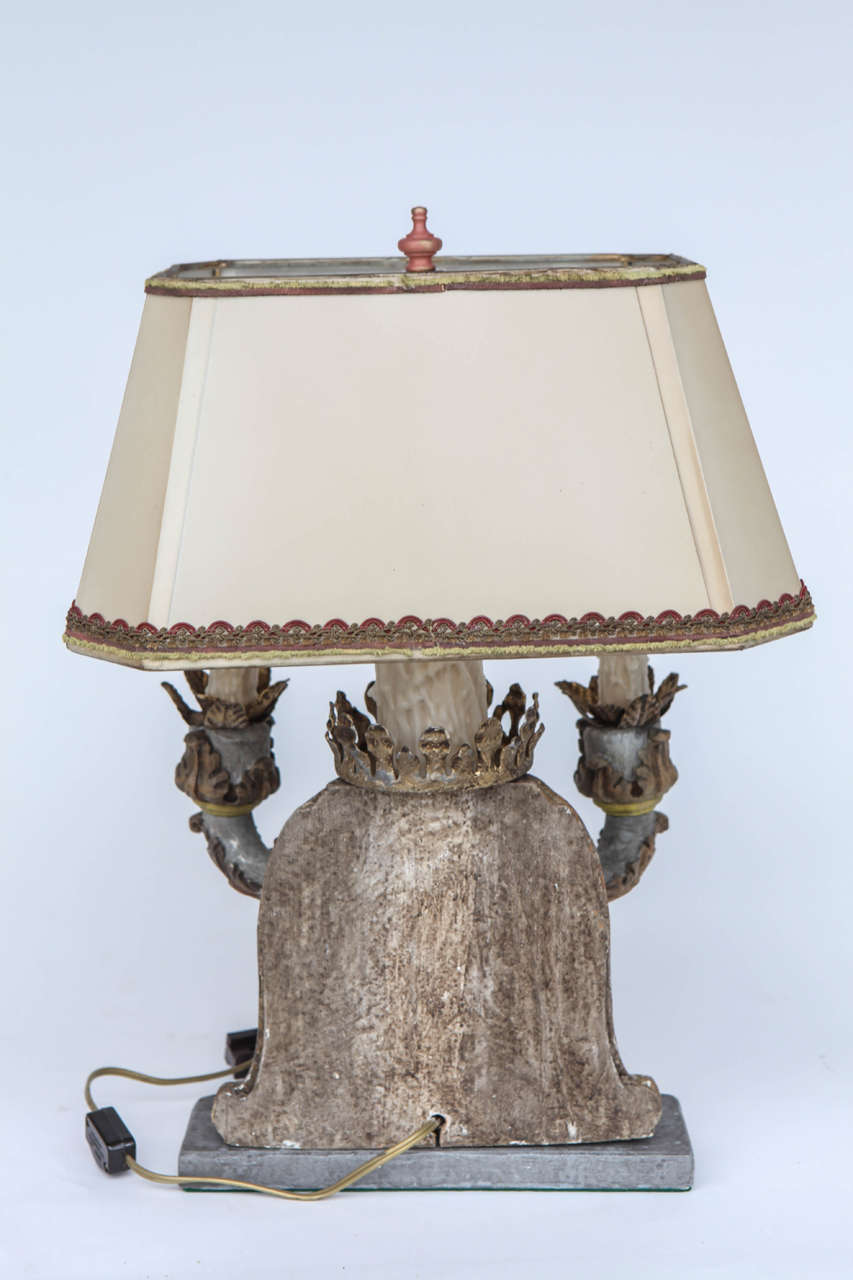 Pair of 19th Century Italian Fragment Lamps For Sale at 1stDibs