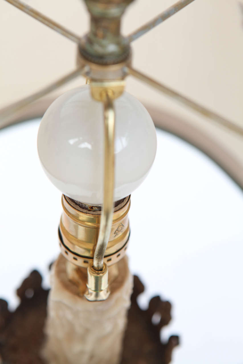 Pair of 19th Century Italian Carved Giltwood Urn Lamps For Sale at 1stDibs