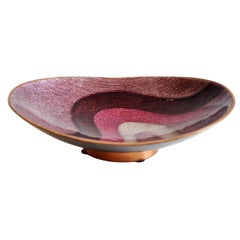 Enameled Copper Dish by Studio Del Campo