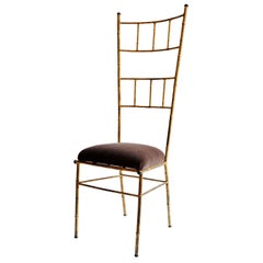 Vintage Mid-century, Italian Ladder-back chair