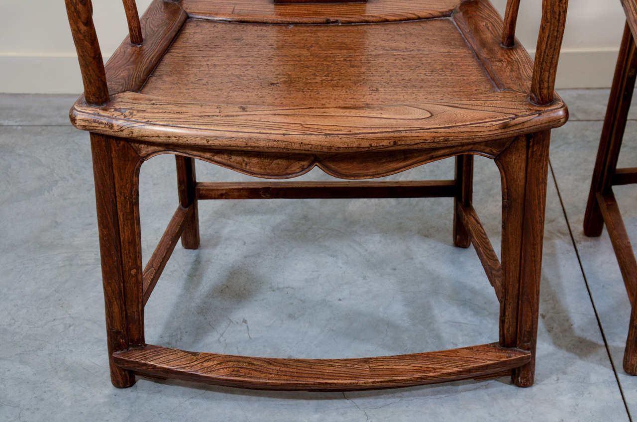 20th Century Antique Chinese Officials Chairs