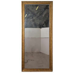 19th century  French gold gilded mirror 