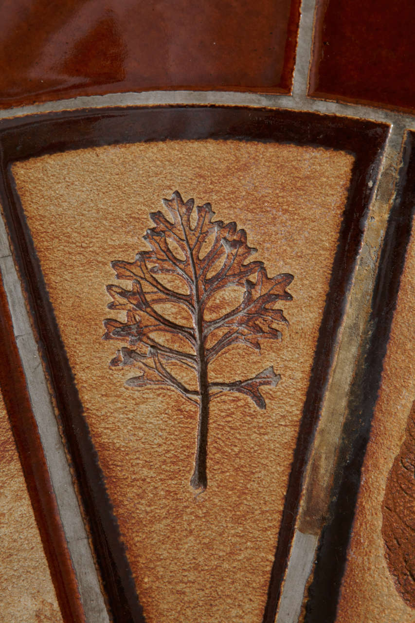 Late 20th Century Roger Capron 1970 Tile Coffee Table Garrigue Collection Vallauris For Sale