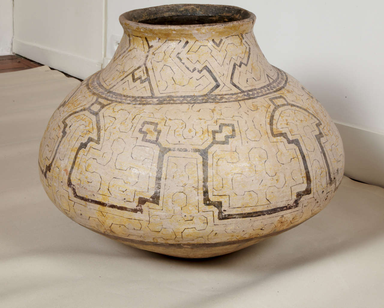 Pottery Antique Shipibo Figural Vessel, circa 1900-1930 For Sale