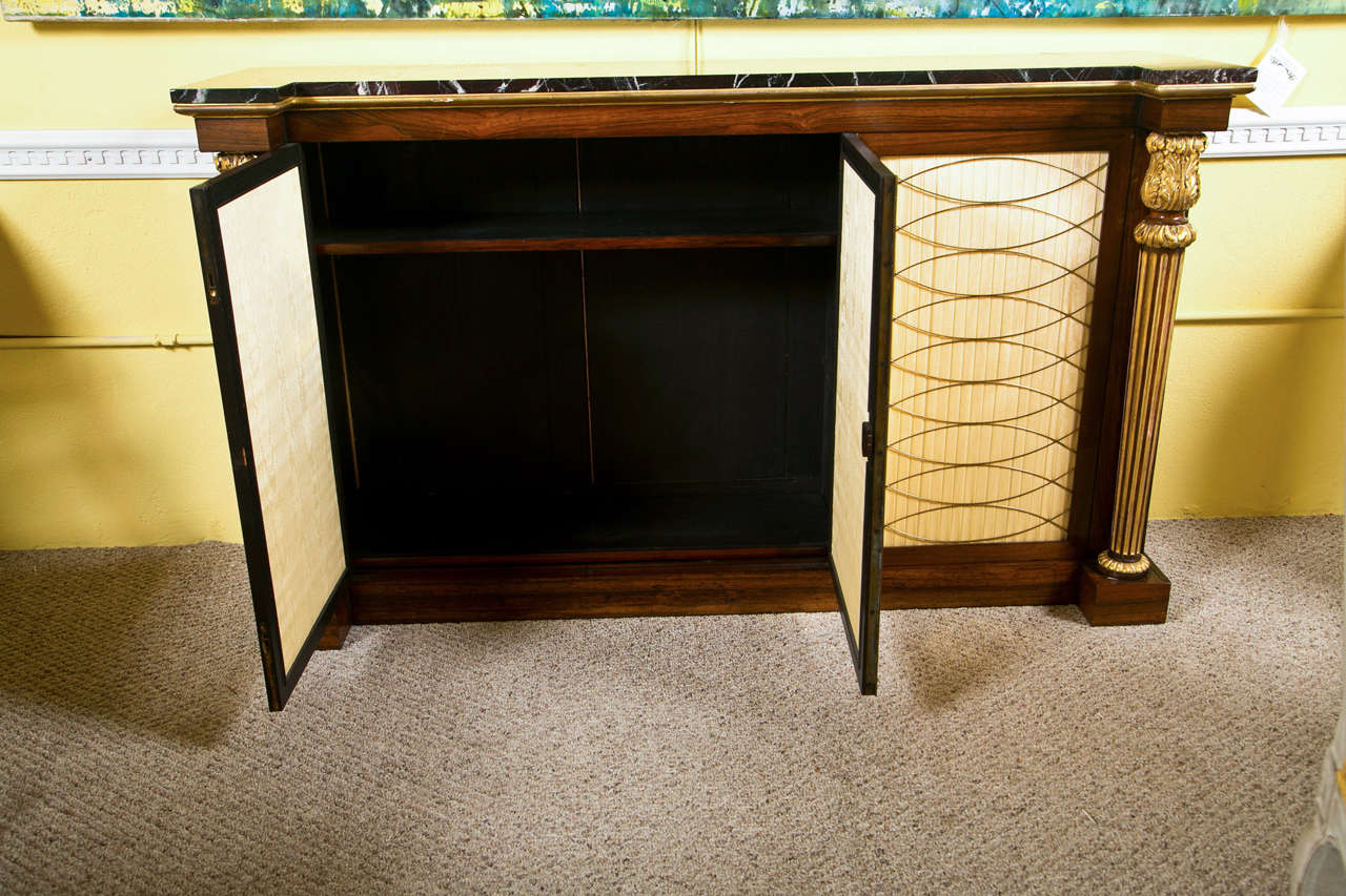 Regency Style Rosewood Cabinet Server (Mitte des 20. Jahrhunderts)