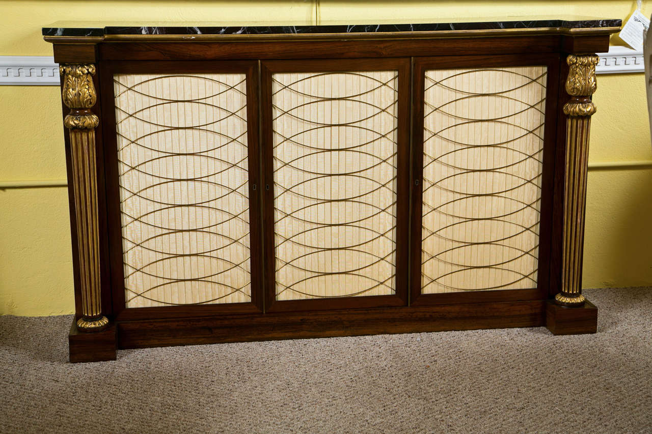 Regency Style Rosewood Cabinet Server 5