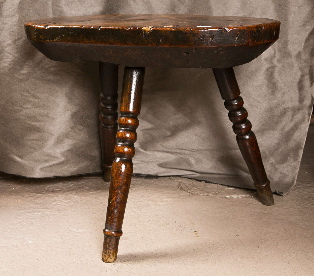 18th Century and Earlier Antique 18th Century English Cricket Table